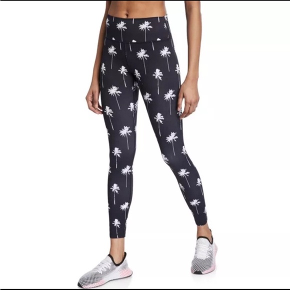 Spiritual gangster palm tree leggings women’s size Small - Picture 1 of 5